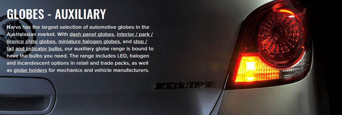 Stop, Tail and Indicator Globes